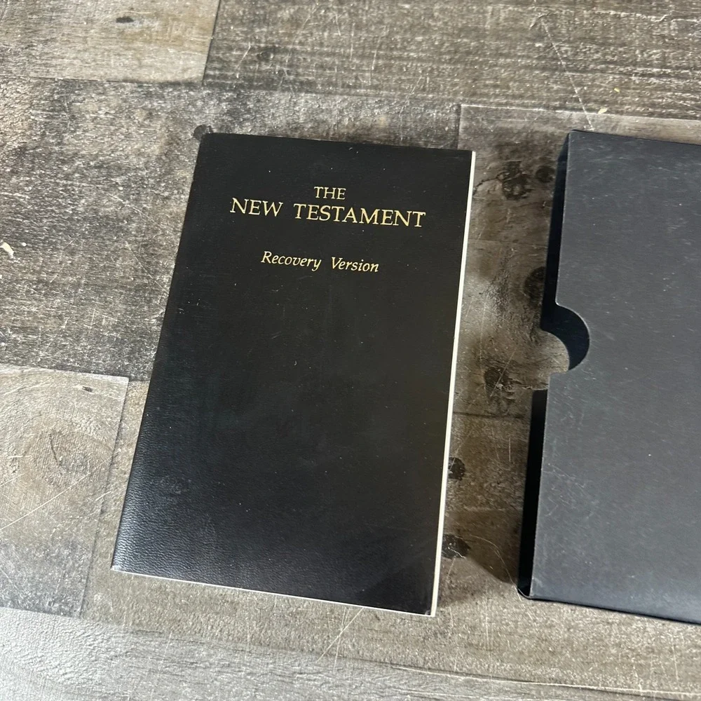 New Testament Recovery Version Bible Black Paperback LSM Living Stream Study